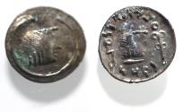 Ancient Coins - ARABIA, Southern. Himyar.. Circa AD 2nd Century. AR Drachm