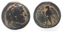 Ancient Coins - PTOLEMAIC KINGDOM. PTOLEMY II AE 24. ALEXANDER'S THE GREAT HEAD