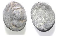 Ancient Coins - Egypt. Oxyrhynchos. Circa 1st-3rd century AD. Lead tessera (24mm, 7.81g).