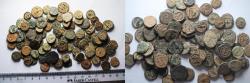 Ancient Coins - LOT OF 91 ROMAN AND BYZANTINE AE COINS