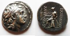 Ancient Coins - Seleukid Kings. Antiochos III the Great (222-187 BC). AR tetradrachm (29mm, 17.07g). Antioch on the Orontes mint. Struck ca. 204-197 BC.