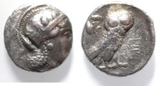 Ancient Coins - Satraps of Mesopotamia. Mazakes, as satrap (c. 331-323/2 BC). AR tetradrachm (25mm, 16.43g). Imitating Athens.