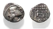 Ancient Coins - KINGS OF PARTHIA. Parthian Kingdom. SILVER DRACHM .