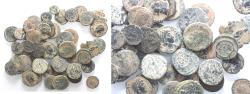 Ancient Coins - AS FOUND: ROMAN LOT OF 50 BRONZE COINS