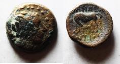 Ancient Coins - SELEUKID KINGS of SYRIA. Antiochos III ‘the Great’. 222-187 BC. Æ 15. Ekbatana mint.