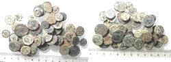 Ancient Coins - AS FOUND: LOT OF 50 ROMAN AE COINS