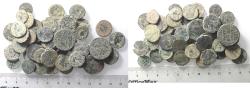 Ancient Coins - AS FOUND: LOT OF 50 ROMAN AE COINS