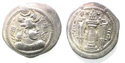 Ancient Coins - Sasanian Empire. Peroz (AD 459-484) AR Drachm