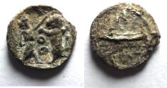 Ancient Coins - AS FOUND: PHOENICIA: Sidon. c. 346-343 BC. AR Obol or 1/16th Shekel