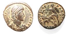 Ancient Coins - CONSTANTIUS II AE . FALLEN HORSEMAN