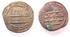 World Coins - ISLAMIC . ABBASID . SILVER DIRHAM