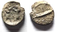 Ancient Coins - AS FOUND: PHOENICIA: Sidon. c. 346-343 BC. AR Obol or 1/16th Shekel