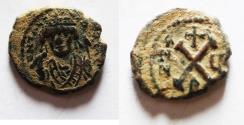 Ancient Coins - Maurice Tiberius AE DECANUMMIUM