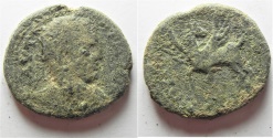 Ancient Coins - Decapolis. Antiochia ad Hippum under Elagabalus (AD 218-222). AE 25mm