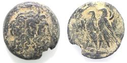 Ancient Coins - Ptolemaic Kings. Ptolemy II Philadelphos (285-246 BC). AE drachm (40mm, 60.80 g). Uncertain mint 26, in Caria or on Cyprus.