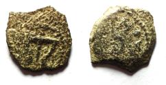 Ancient Coins - Judaea, Herod the Great, 37 - 4 B.C. AE prutah.