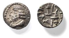 Ancient Coins - Kings of Persis. 2nd century BC. AR Obol
