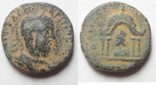 Ancient Coins - Unpublished? : Coele Syria. Damascus under Macrinus (AD 217-218). AE 21mm, 8.39g.