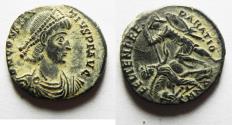 Ancient Coins - ORIGINAL DESERT PATINA. CONSTANTIUS II AE 3