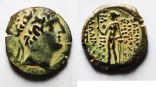 Ancient Coins - Seleukid Kingdom, Antiochos XII, c. 88 - 84 B.C AE 18