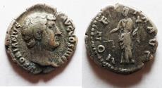 Ancient Coins - ROMAN IMPERIAL. HADRIAN SILVER DENARIUS