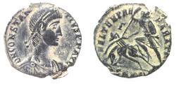 Ancient Coins - CONSTANTIUS II AE . FALLEN HORSEMAN
