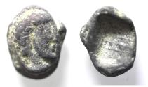 Ancient Coins - Roman Egypt. 2nd-3rd century AD. Lead seal impression (18MM. 5.72GM). MALE'S HEAD