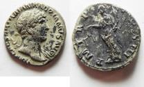 Ancient Coins - BEAUTIFUL AS FOUND HADRIAN SILVER DENARIUS