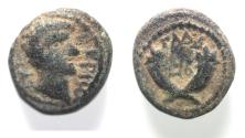 Ancient Coins - DECAPOLIS. GADARA. TIBERIUS AE 13