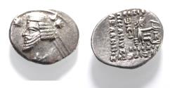 Ancient Coins - KINGS OF PARTHIA. Parthian Kingdom. SILVER DRACHM .