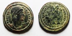 Ancient Coins - ORIGINAL DESERT PATINA: CONSTANTINE I AE FOLLIS