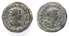Ancient Coins - AS FOUND: ROMAN IMPERIAL. AURELIAN & VABALATHUS AE ANTONINIANUS