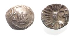 Ancient Coins - ARABIA, Southern. Himyar.. Circa AD 2nd Century. AR Drachm