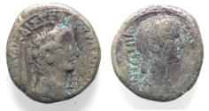 Ancient Coins - EGYPT, Alexandria. Claudius, with Antonia. AD 41-54. BI Tetradrachm