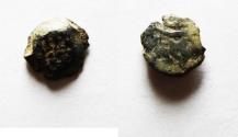 Ancient Coins - RARE DENOMINATION: ARABIA, Northwestern. Lihyan. 2nd–1st centuries BC. Æ HALF DRACHM