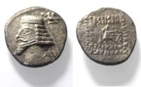 Ancient Coins - KINGS OF PARTHIA. Parthian Kingdom. SILVER DRACHM .