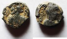 Ancient Coins - Nabataean Kings. Rabbel II (AD 70/1-105/6). AR sela (14mm, 3.98g). Struck in regnal year 1 (AD 70/1).