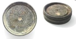 Ancient Coins - BYZANTINE 6TH CENTRY A.D. BRONZE WEIGHT OF 6 UNCIA