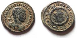Ancient Coins - ORIGINAL DESERT PATINA: CONSTANTINE II AE FOLLIS.