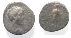 Ancient Coins - Roman Imperial. Commodus (as Caesar, AD 172-175). AR denarius (16mm, 2.53g).