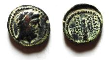 Ancient Coins - SELEUKID KINGS(?). Antiochos VII Euergetes(?). AE 15mm, 2.97g.