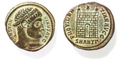 Ancient Coins - CONSTANTINE I AE FOLLIS. CAMP GATE