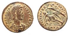 Ancient Coins - CONSTANTIUS II AE . FALLEN HORSEMAN