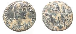 Ancient Coins - CONSTANTIUS GALLUS AE . FALLEN HORSEMAN. Alexandria mint