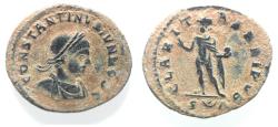 Ancient Coins - AS FOUND. CONSTANTINE II AE FOLLIS
