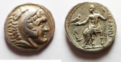 Ancient Coins - Macedonian Kings. Alexander III ‘the Great’ (336-323 BC). AR tetradrachm (27mm, 16.78 g).