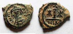 Ancient Coins - Maurice Tiberius AE DECANUMMIUM