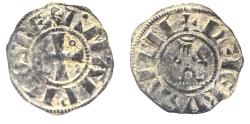 World Coins - Crusaders States. Kingdom of Jerusalem. Amaury (1163-1174). Billon denier