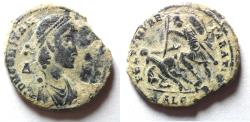 Ancient Coins - CONSTANTIUS II AE . FALLEN HORSEMAN.