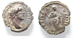 Ancient Coins - ANTONINUS PIUS. SILVER DENARIUS